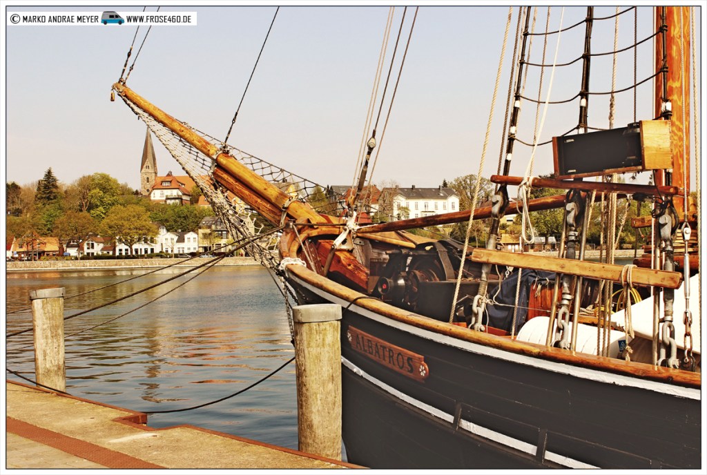 Fotoserie: Segelschiff Albatros im Eckernförder&nbsp;Hafen